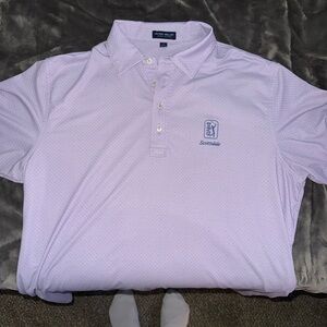 Peter Millar Purple TPC Scottsdale Men's Polo Shirt